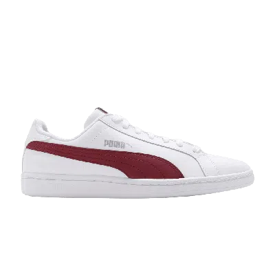 PUMA SMASH LEATHER 'WHITE TIBETAN RED'