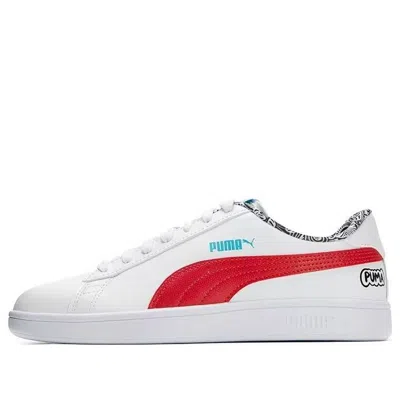 PUMA PUMA Smash V2 'Me Happy - White Red'
