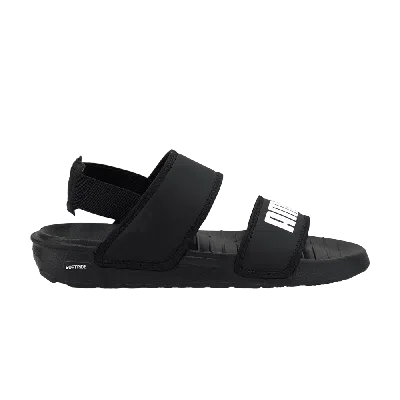 PUMA PUMA SOFT SANDAL JR 'BLACK WHITE'