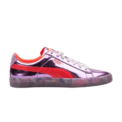 PUMA SOPHIA WEBSTER X WMNS BASKET CANDY PRINCESS 'METALLIC PINK FIERY CORAL'