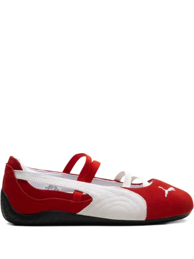 PUMA SPEEDCAT BALLET "FOR ALL TIME RED" BALLET FLATS