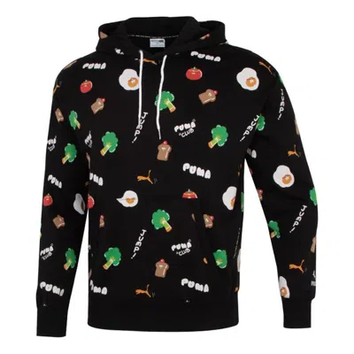 PUMA PUMA Sports Breathable Cartoon Printing Running Breathable Casual Pullover Black