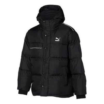 PUMA PUMA Street Style Logo Down Jacket 'Black'