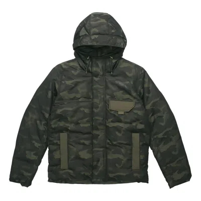 PUMA PUMA Streetstyle 480 Hooded Camo Down Jacket 'Black'