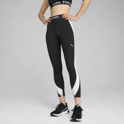 PUMA STRONG HIGH-WAISTED 7/8 COLOR BLOCK WOMEN'S TIGHTS
