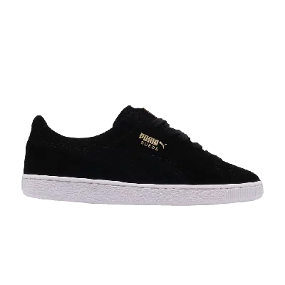 PUMA SUEDE CLASSIC METAL BADGE 'BLACK WHITE'