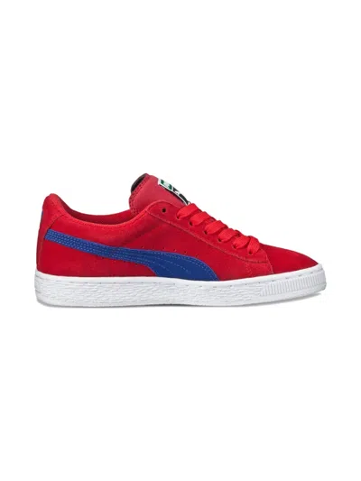 PUMA SUEDE GS "RED/BLUE" SNEAKERS
