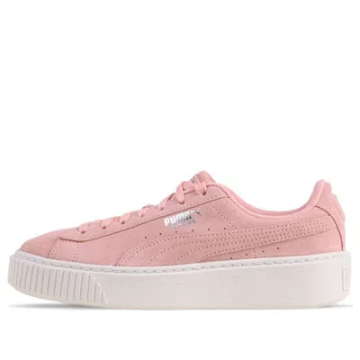 PUMA PUMA Suede Platform Super Jewel (Big Kid) Pink