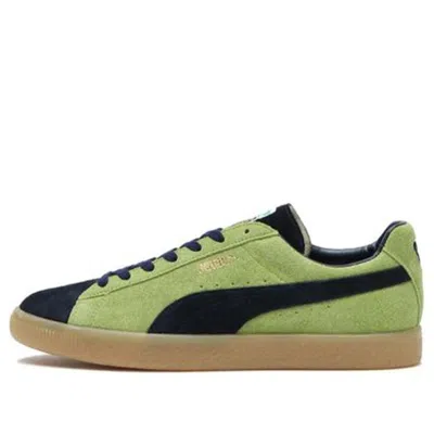 PUMA PUMA Suede Vtg Mij Jasmine Green Casual Skateboarding Shoes Black Brown
