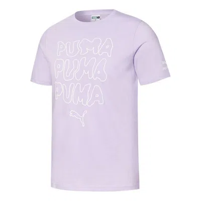 PUMA PUMA Summer Graphic T-Shirt 'Purple'