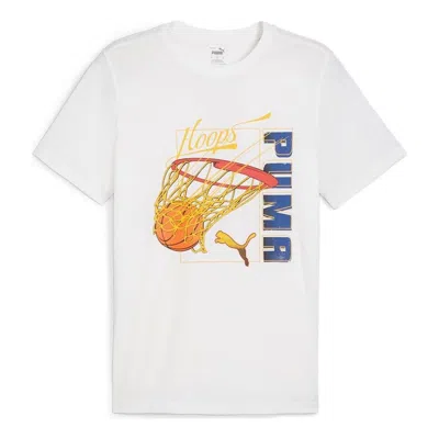 PUMA PUMA Swished Basketball T-shirt 'White'