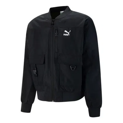 PUMA PUMA T7 Shiny Bomber Jacket 'Black'