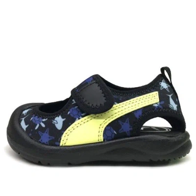 PUMA (TD) PUMA Aquacat Sandals Black/Yellow