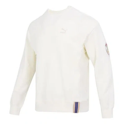 PUMA PUMA Team Badge Crew Sweater 'Beige'