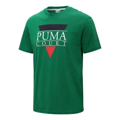 PUMA PUMA Tennis Club Graphic Tee 'Green'