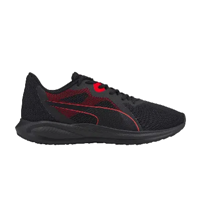 PUMA TWITCH RUNNER 'BLACK HIGH RISK RED'
