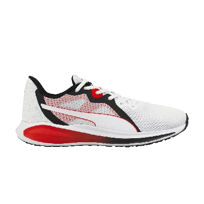 PUMA TWITCH RUNNER 'WHITE HIGH RISK RED'