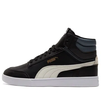 PUMA PUMA Unisex Shuffle Mid-Top Sneakers Black/White