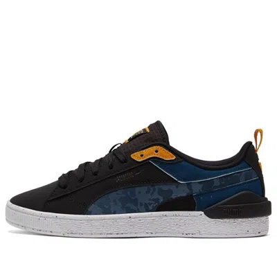 PUMA PUMA Unisex Suede Bloc Low-Top Sneakers Blue/Black