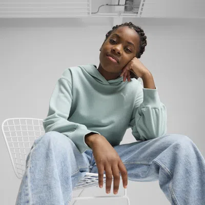 PUMA WARDROBE ESSENTIALS BIG KIDS' SHORT LENGTH HOODIE