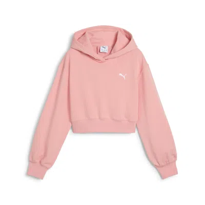 PUMA WARDROBE ESSENTIALS BIG KIDS' SHORT LENGTH HOODIE