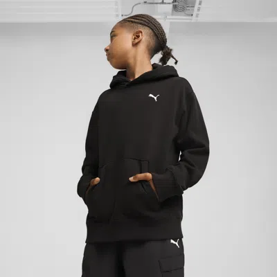 PUMA WARDROBE ESSENTIALS BIG KIDS' RELAXED HOODIE