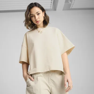 PUMA WARDROBE ESSENTIALS WOMEN'S RELAXED HEAVY T-SHIRT