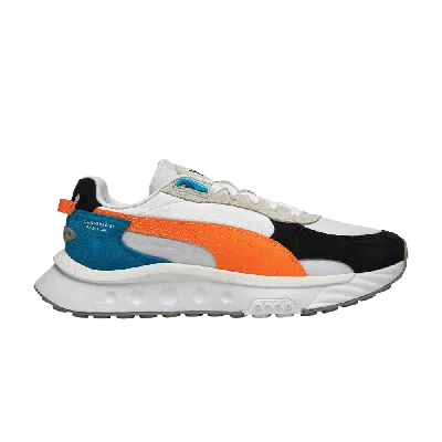 PUMA WILD RIDER 'ROLLIN' - WHITE ORANGE GLOW'