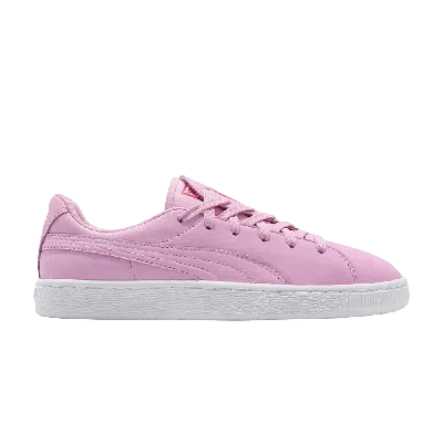 PUMA WMNS BASKET CRUSH EMBOSS 'PALE PINK'