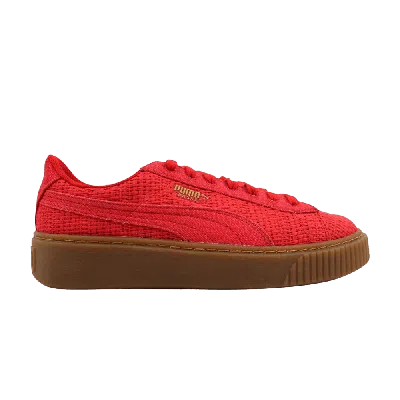 PUMA PUMA WMNS BASKET PLATFORM WOVEN