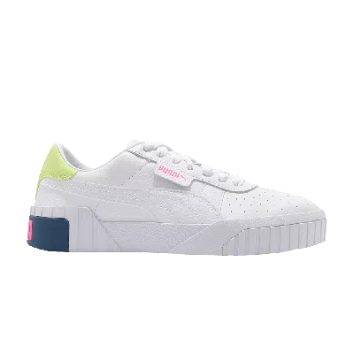 PUMA WMNS CALI 'WHITE LUMINOUS PINK'