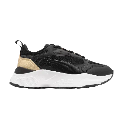 PUMA WMNS CASSIA 'DISTRESSED - BLACK TEAM GOLD'