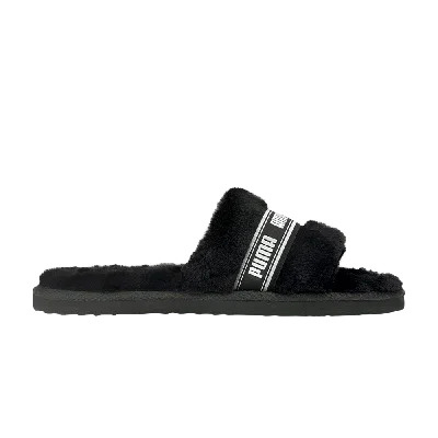 PUMA WMNS FLUFF SLIDE 'BLACK'