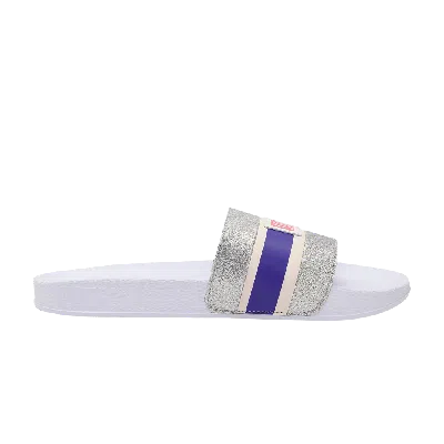 PUMA WMNS LEADCAT FTR SLIDES '90S POP - GLITTERED WHITE'