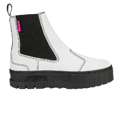 PUMA WMNS MAYZE POP CHELSEA BOOT 'WHITE BLACK'
