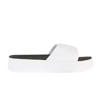 PUMA WMNS PLATFORM SLIDE BOLD SD 'WHITE BLACK'