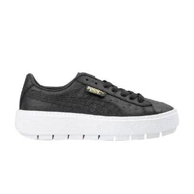 PUMA WMNS PLATFORM TRACE 'BLACK OSTRICH'