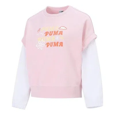 PUMA (WMNS) PUMA 2-Fer Graphic Vest Top Logo 'Pink'
