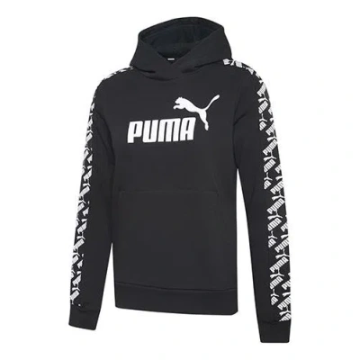 PUMA (WMNS) PUMA Amplified Cropped Hoodie 'Black'