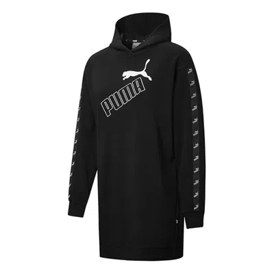 PUMA (WMNS) PUMA Amplified Hooded Long Sleeves Dress Black