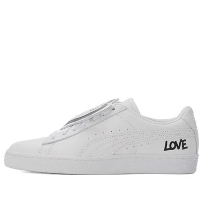 PUMA (WMNS) PUMA Basket Badge HNDWRTTN 'White'