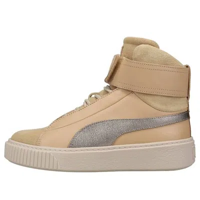 PUMA (WMNS) PUMA Basket Platform Mid Premium 'Tan'