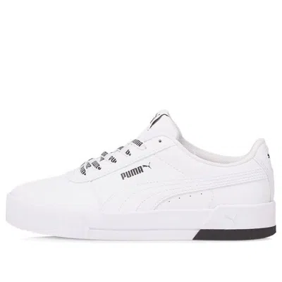 PUMA (WMNS) PUMA Carina Logomania Sneakers White/Black