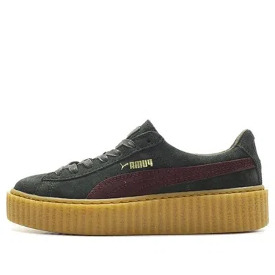 PUMA (WMNS) PUMA Fenty x Suede Creeper 'Green Bordeaux'