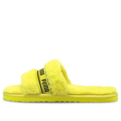 PUMA (WMNS) PUMA Fluff Slides 'Fluo Yellow'