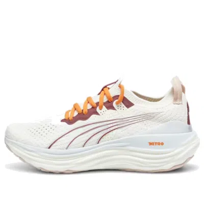 PUMA (WMNS) PUMA ForeverRun Nitro x lemlem 'Warm White Team Regal Red'