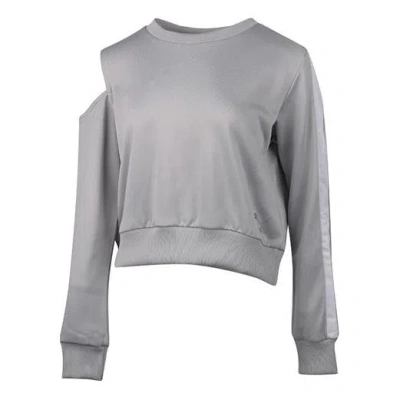 PUMA (WMNS) PUMA Logo Printing Round-neck Swea Grey