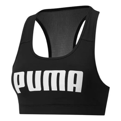 PUMA (WMNS) PUMA Mid Impact 4Keeps Graphic Training Bra 'Black'