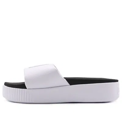 PUMA (WMNS) PUMA Platform Slide Bold SD 'White Black'