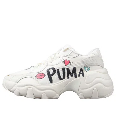 PUMA (WMNS) PUMA Pulsar Wedge 'White Pink'